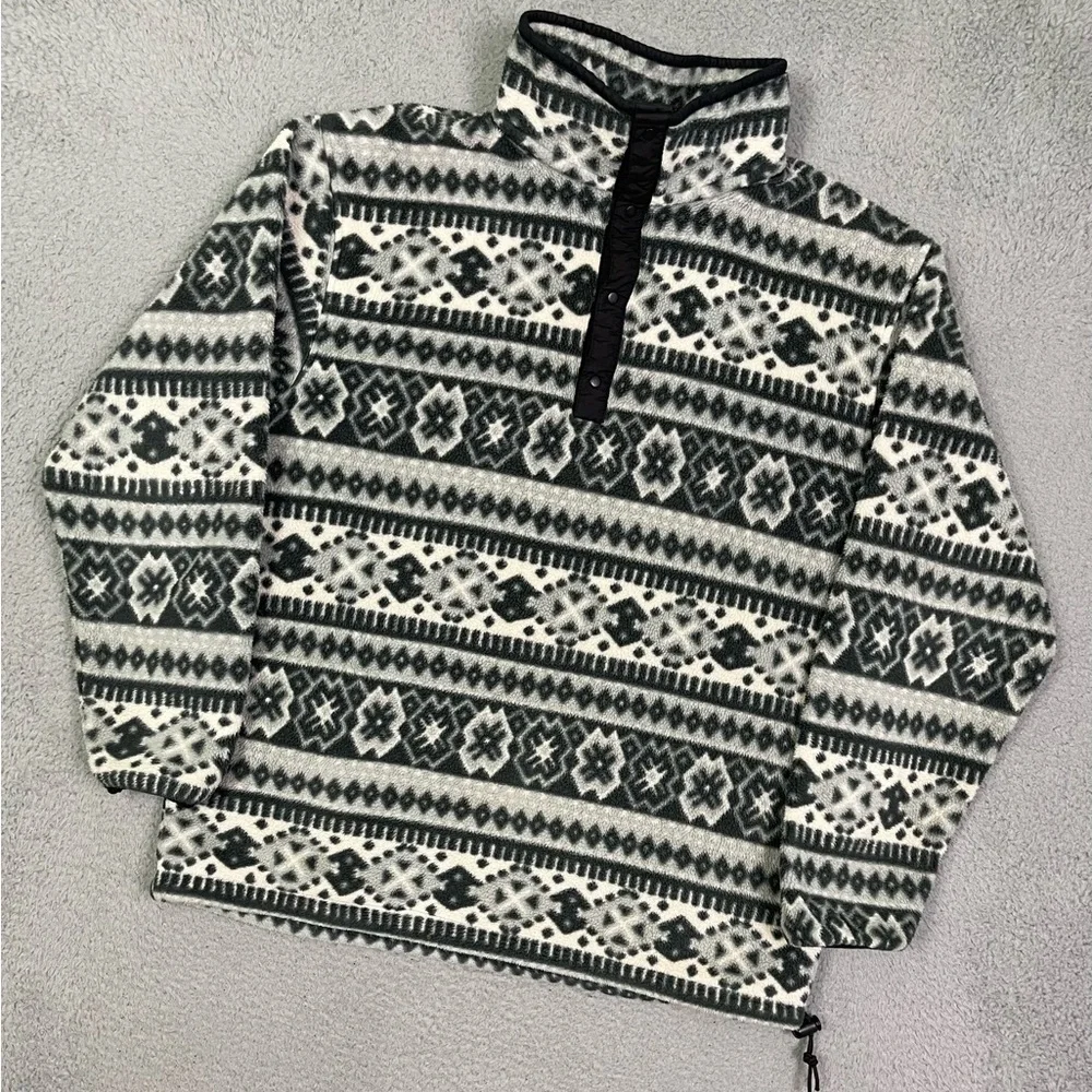 L.L. Bean fleece T-Snap‎ fleece pullover